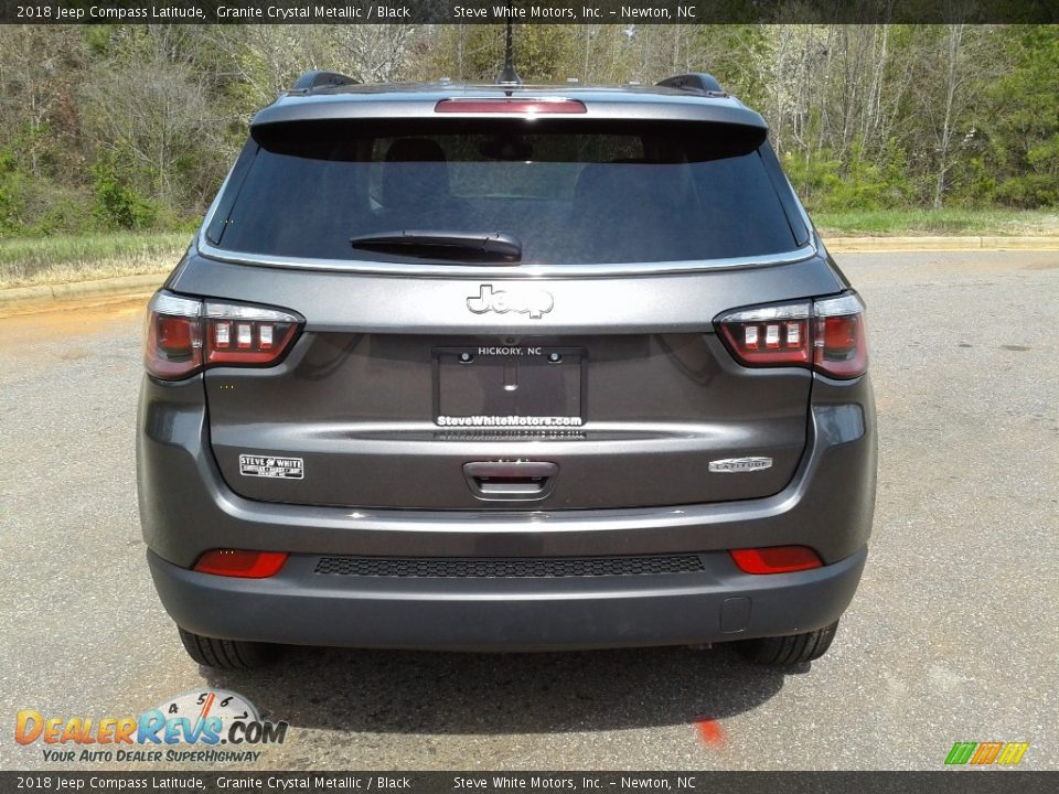 2018 Jeep Compass Latitude Granite Crystal Metallic / Black Photo #7