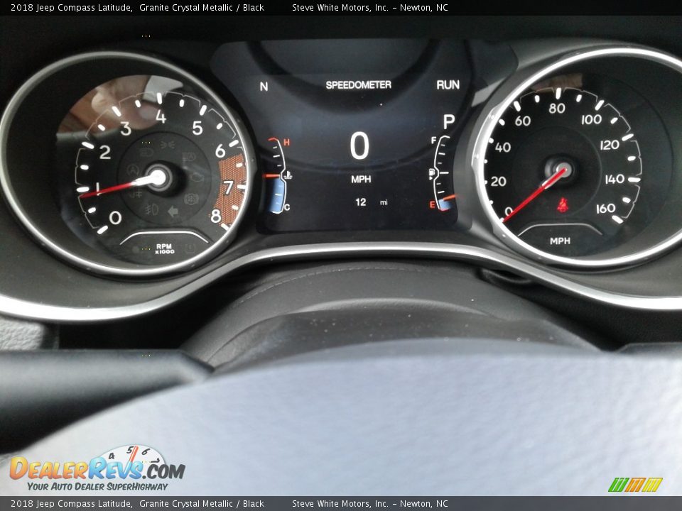 2018 Jeep Compass Latitude Granite Crystal Metallic / Black Photo #18
