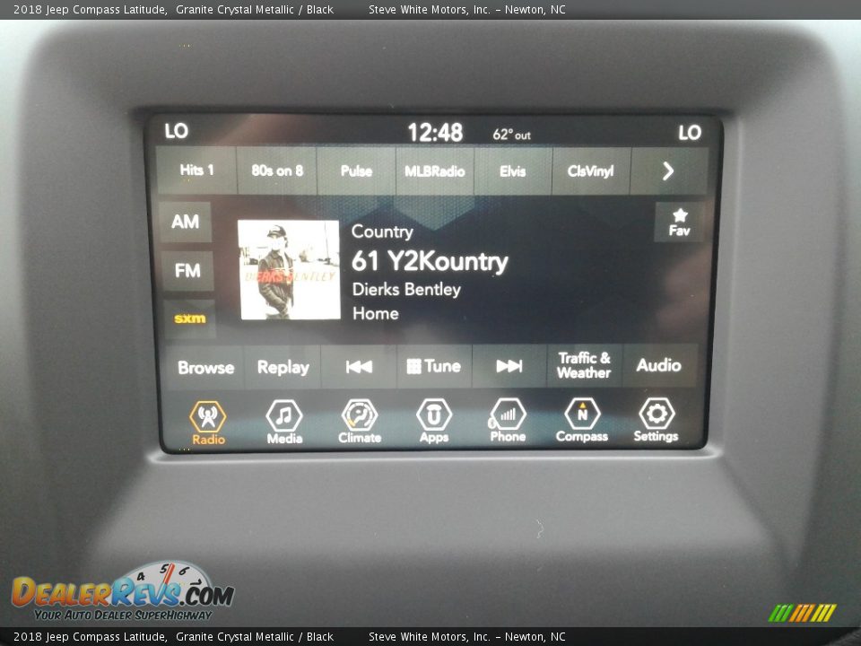 2018 Jeep Compass Latitude Granite Crystal Metallic / Black Photo #20