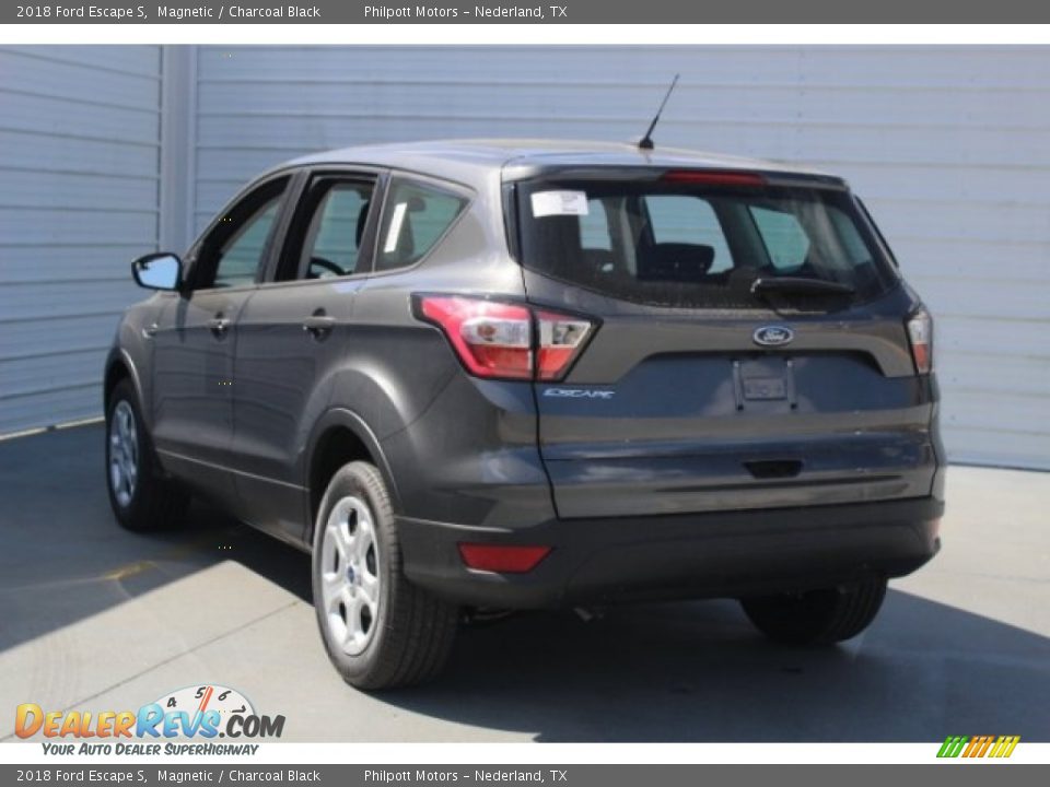 2018 Ford Escape S Magnetic / Charcoal Black Photo #6