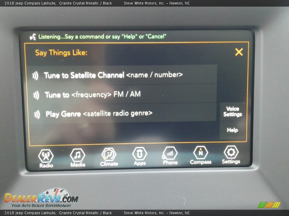 2018 Jeep Compass Latitude Granite Crystal Metallic / Black Photo #25