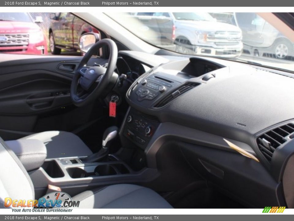2018 Ford Escape S Magnetic / Charcoal Black Photo #28
