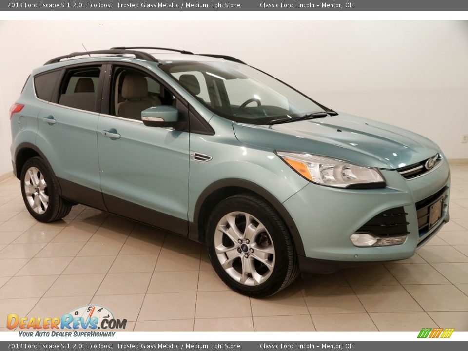 2013 Ford Escape SEL 2.0L EcoBoost Frosted Glass Metallic / Medium Light Stone Photo #1