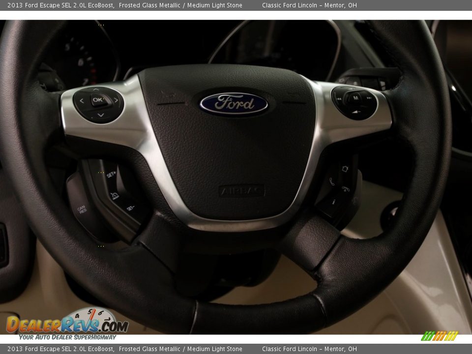 2013 Ford Escape SEL 2.0L EcoBoost Frosted Glass Metallic / Medium Light Stone Photo #7