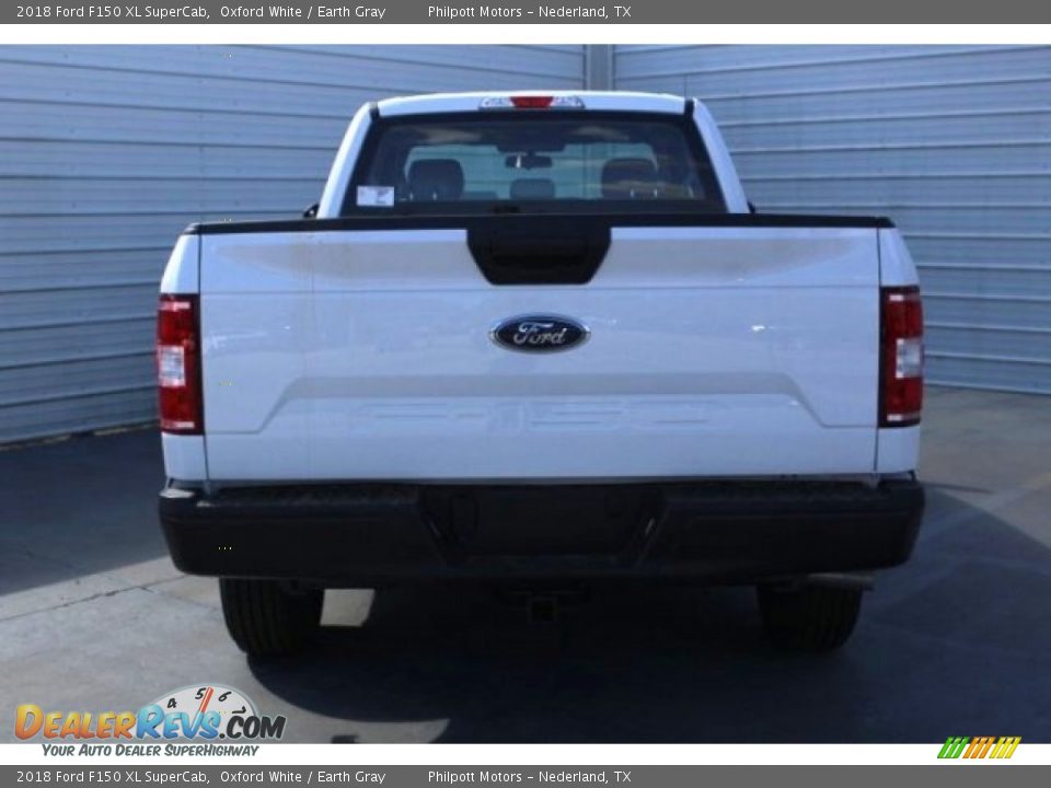 2018 Ford F150 XL SuperCab Oxford White / Earth Gray Photo #7
