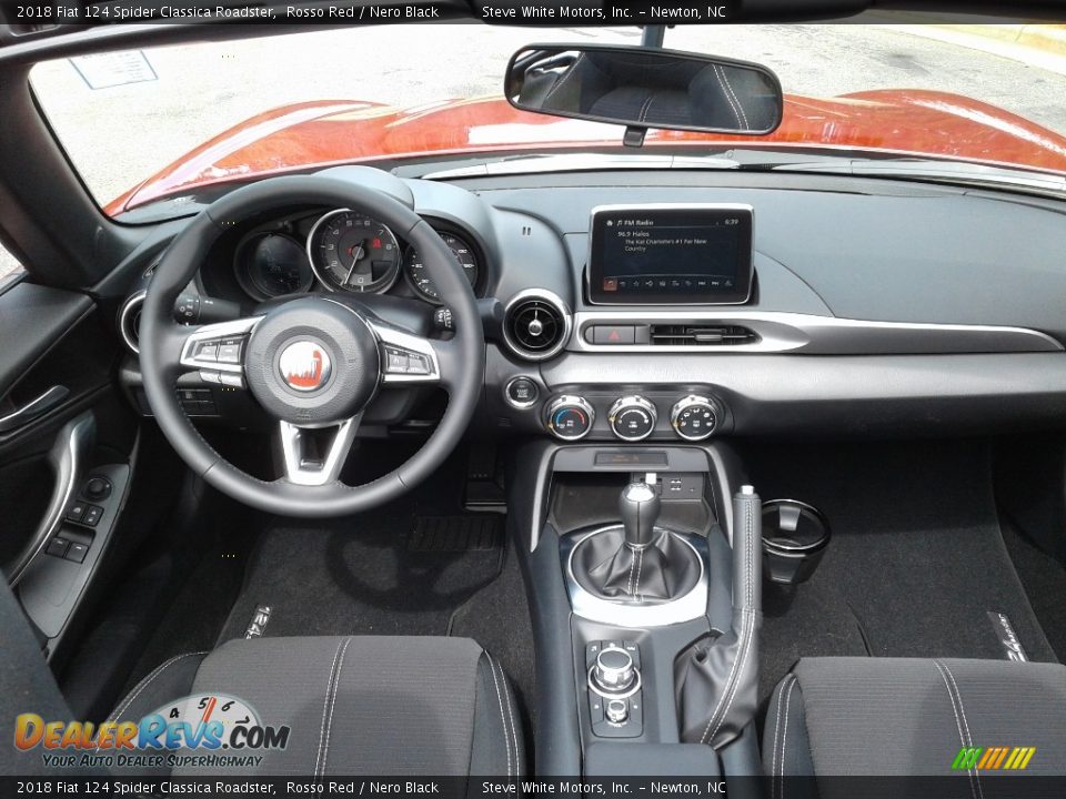 Nero Black Interior - 2018 Fiat 124 Spider Classica Roadster Photo #24