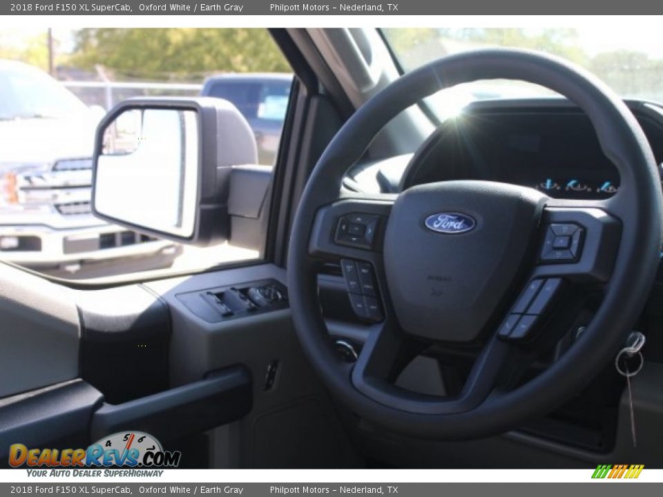 2018 Ford F150 XL SuperCab Oxford White / Earth Gray Photo #23