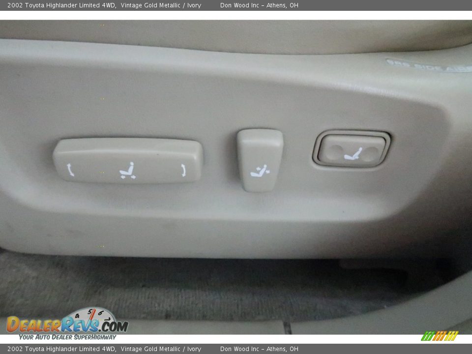 2002 Toyota Highlander Limited 4WD Vintage Gold Metallic / Ivory Photo #3