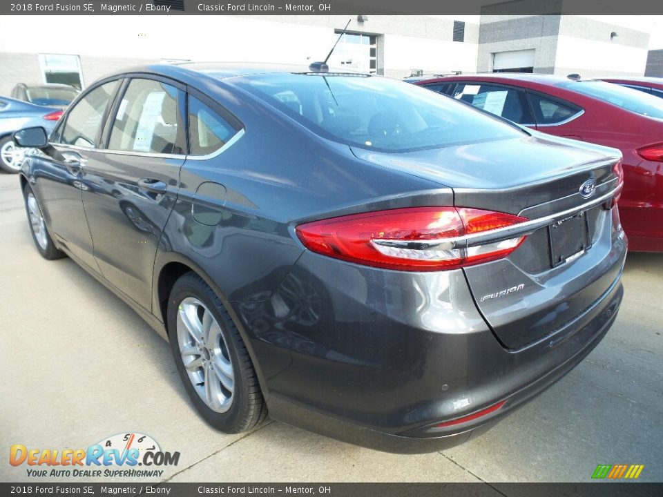 2018 Ford Fusion SE Magnetic / Ebony Photo #3