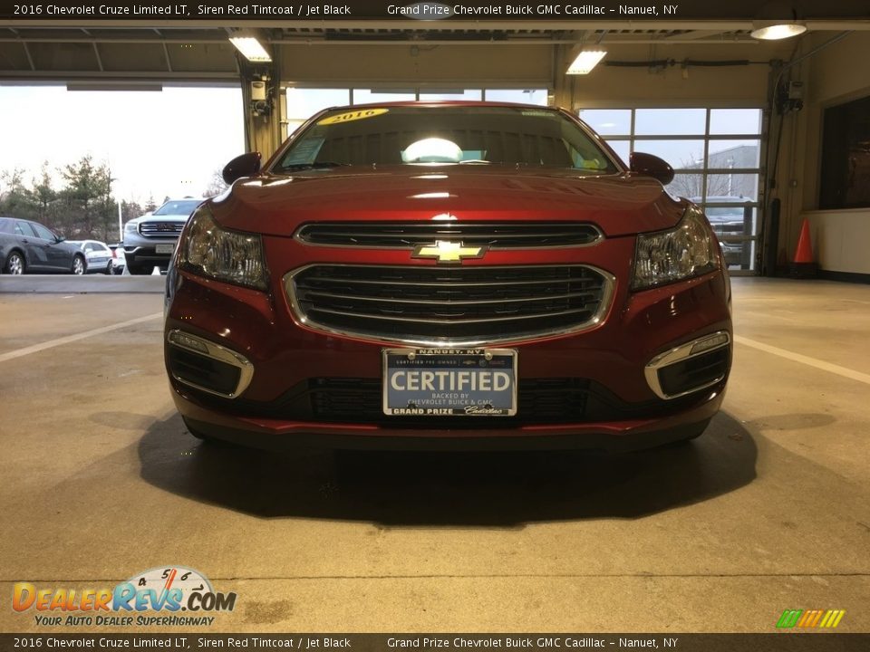 2016 Chevrolet Cruze Limited LT Siren Red Tintcoat / Jet Black Photo #8