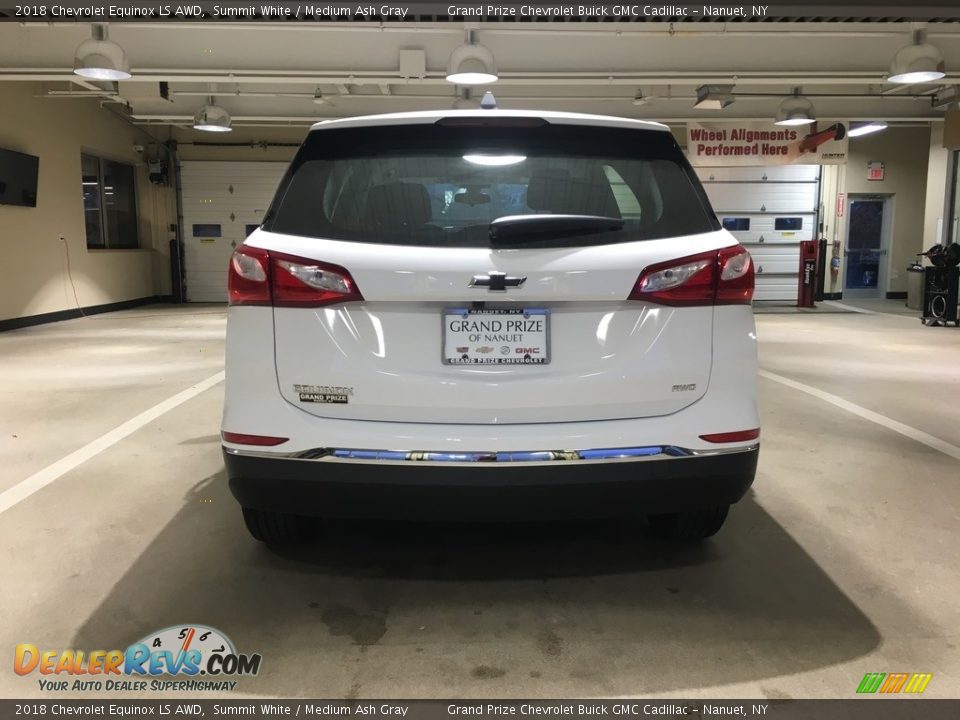 2018 Chevrolet Equinox LS AWD Summit White / Medium Ash Gray Photo #5