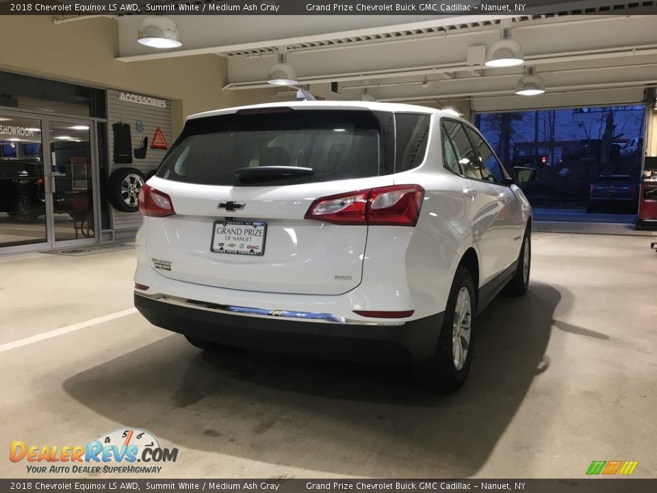 2018 Chevrolet Equinox LS AWD Summit White / Medium Ash Gray Photo #6