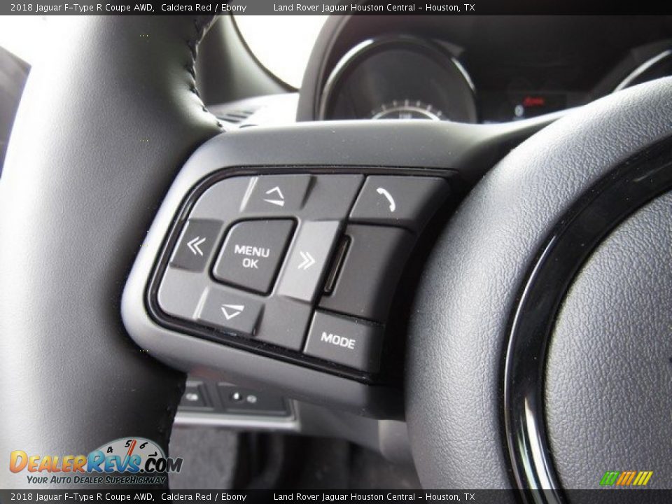 Controls of 2018 Jaguar F-Type R Coupe AWD Photo #24