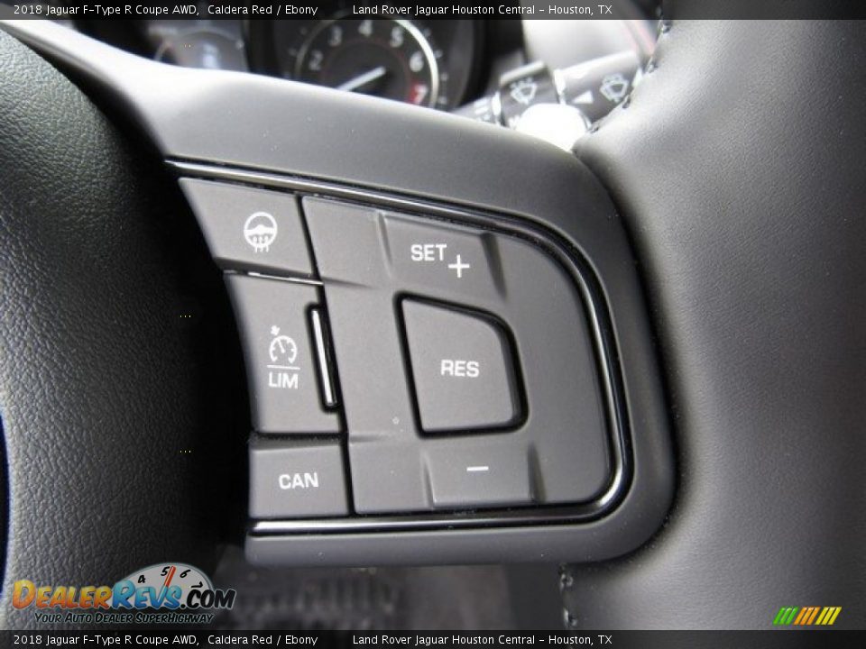 Controls of 2018 Jaguar F-Type R Coupe AWD Photo #25
