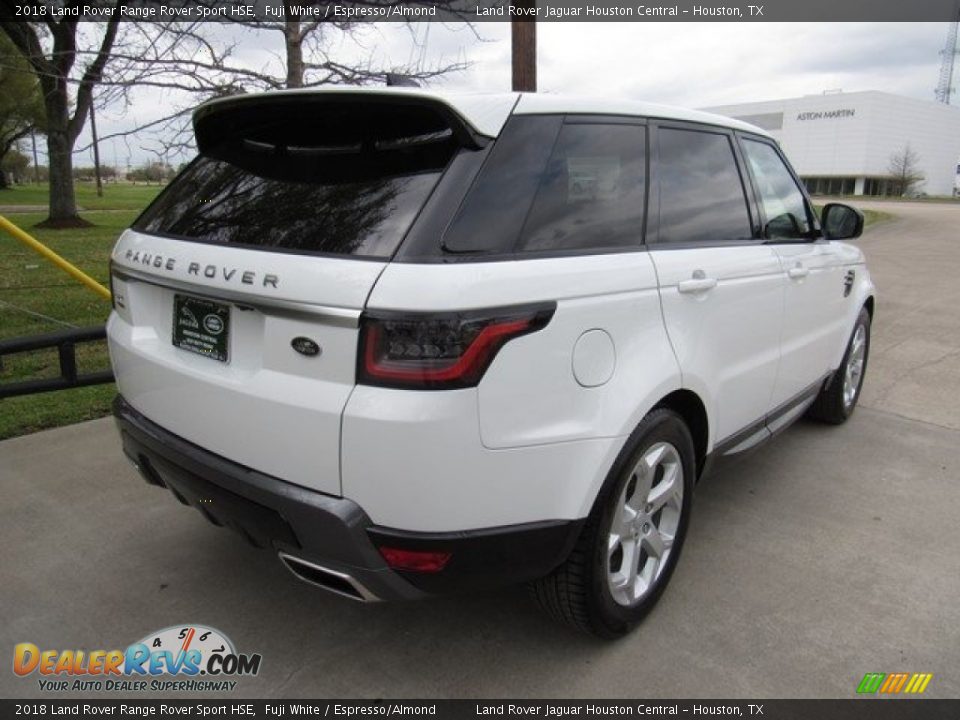 2018 Land Rover Range Rover Sport HSE Fuji White / Espresso/Almond Photo #7