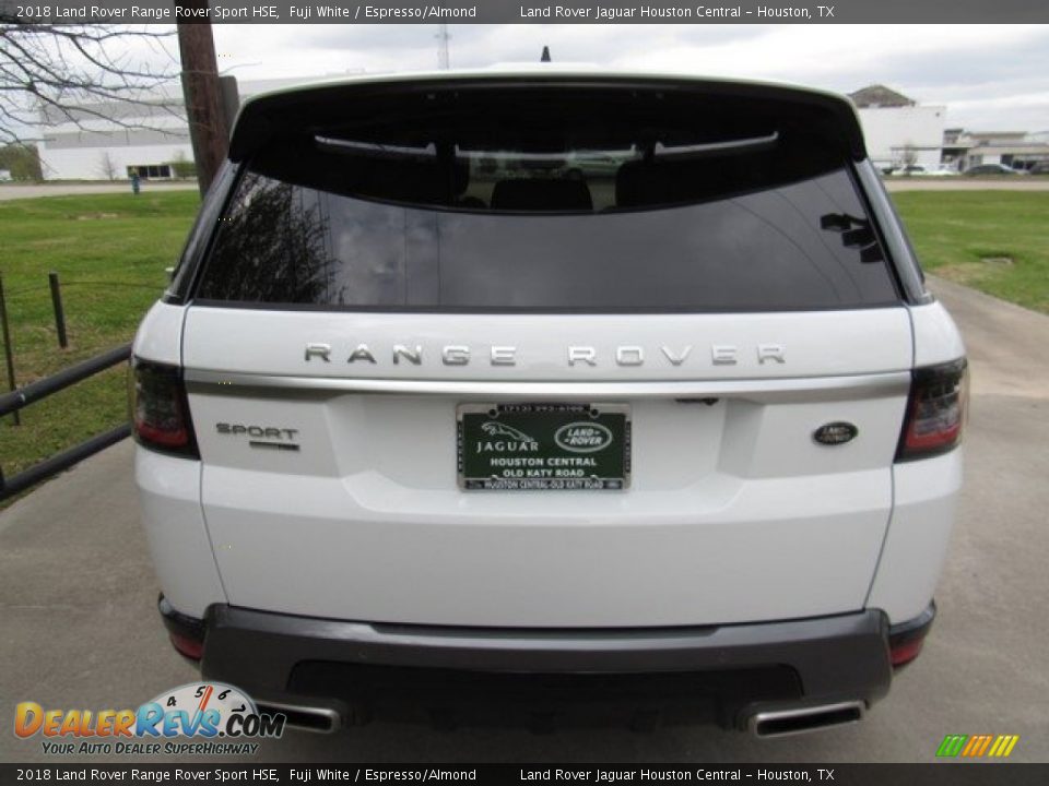 2018 Land Rover Range Rover Sport HSE Fuji White / Espresso/Almond Photo #8