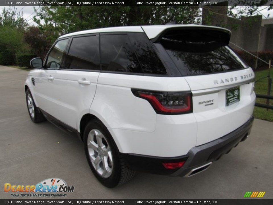 2018 Land Rover Range Rover Sport HSE Fuji White / Espresso/Almond Photo #12