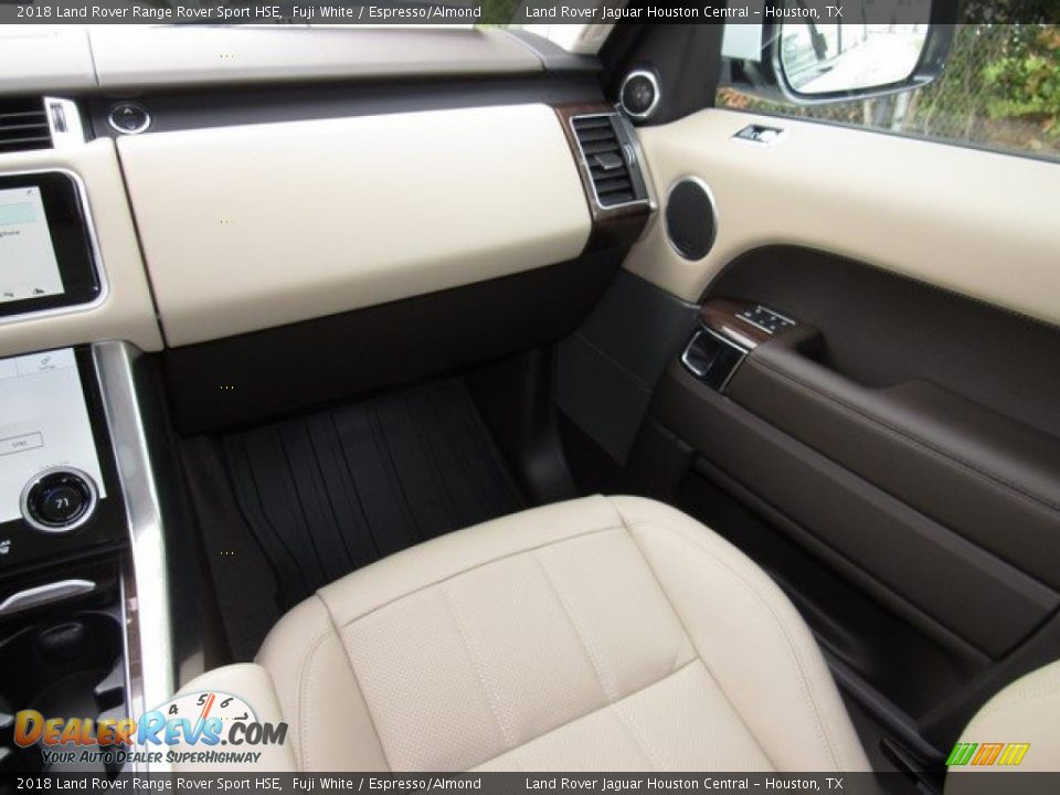 2018 Land Rover Range Rover Sport HSE Fuji White / Espresso/Almond Photo #15