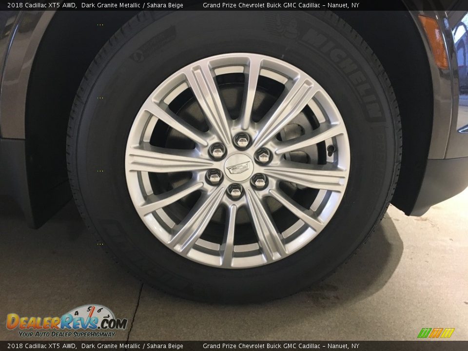 2018 Cadillac XT5 AWD Dark Granite Metallic / Sahara Beige Photo #8