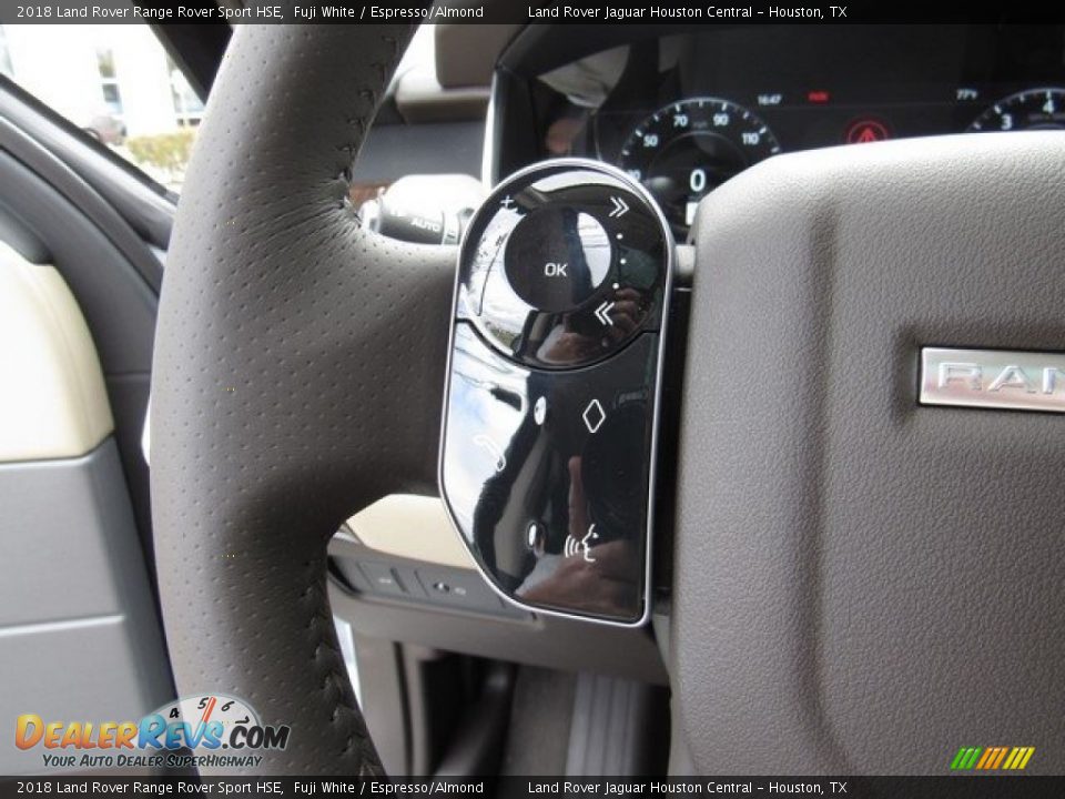 2018 Land Rover Range Rover Sport HSE Fuji White / Espresso/Almond Photo #29