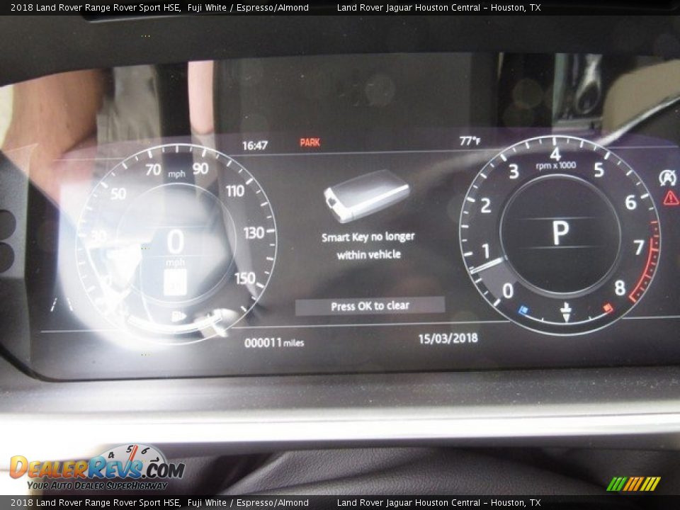 2018 Land Rover Range Rover Sport HSE Fuji White / Espresso/Almond Photo #31