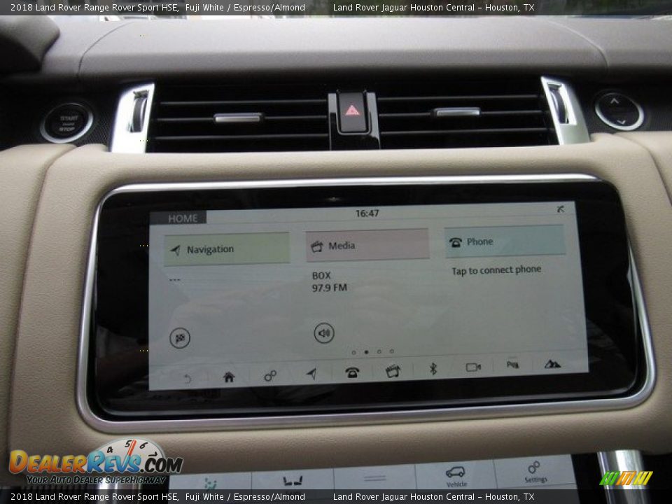 2018 Land Rover Range Rover Sport HSE Fuji White / Espresso/Almond Photo #32