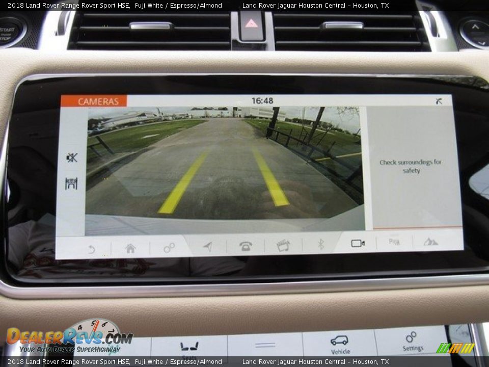 2018 Land Rover Range Rover Sport HSE Fuji White / Espresso/Almond Photo #34