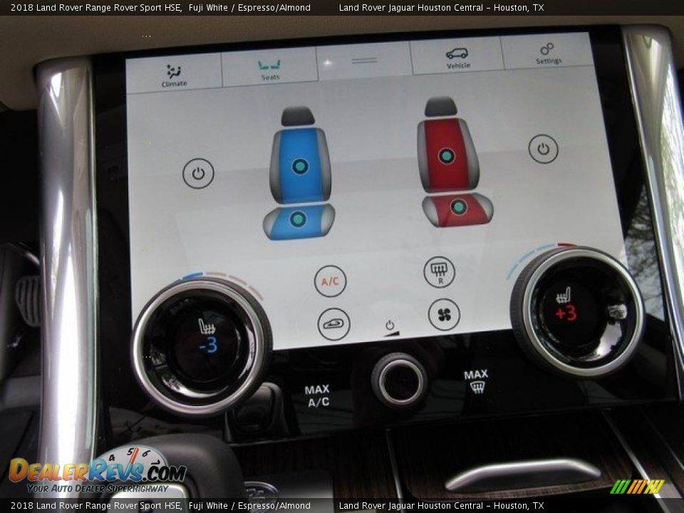 2018 Land Rover Range Rover Sport HSE Fuji White / Espresso/Almond Photo #36