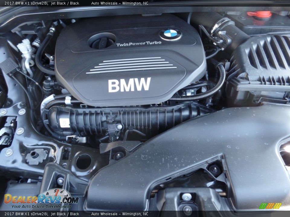2017 BMW X1 sDrive28i Jet Black / Black Photo #6