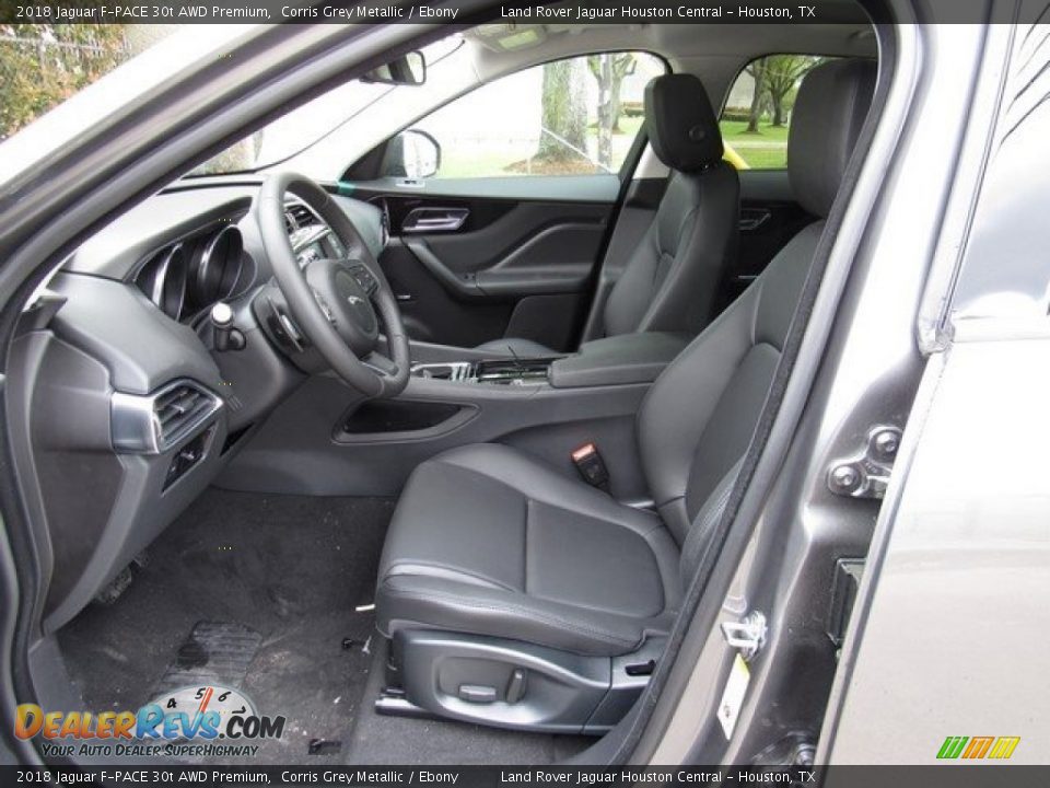 2018 Jaguar F-PACE 30t AWD Premium Corris Grey Metallic / Ebony Photo #3