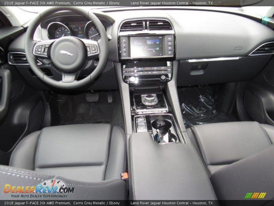 2018 Jaguar F-PACE 30t AWD Premium Corris Grey Metallic / Ebony Photo #4