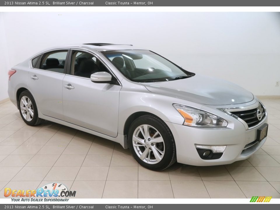 2013 Nissan Altima 2.5 SL Brilliant Silver / Charcoal Photo #1
