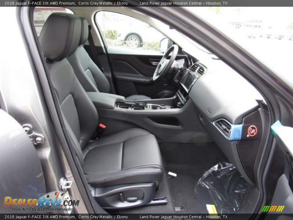 2018 Jaguar F-PACE 30t AWD Premium Corris Grey Metallic / Ebony Photo #5