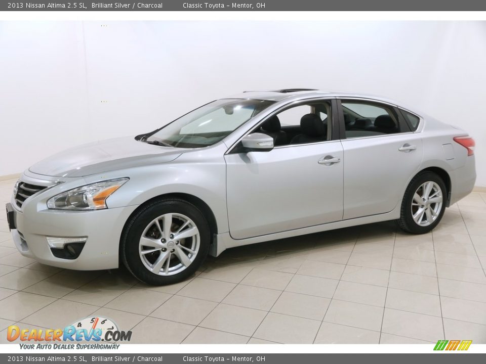 2013 Nissan Altima 2.5 SL Brilliant Silver / Charcoal Photo #3