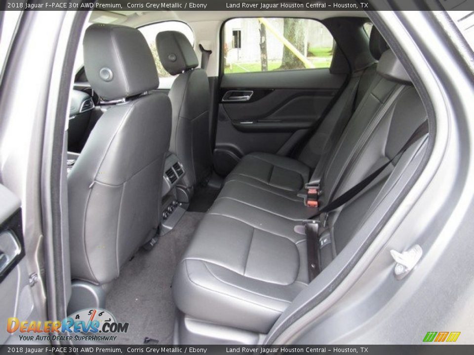 2018 Jaguar F-PACE 30t AWD Premium Corris Grey Metallic / Ebony Photo #13