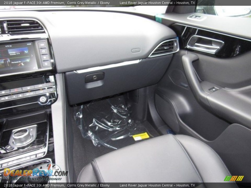 2018 Jaguar F-PACE 30t AWD Premium Corris Grey Metallic / Ebony Photo #15