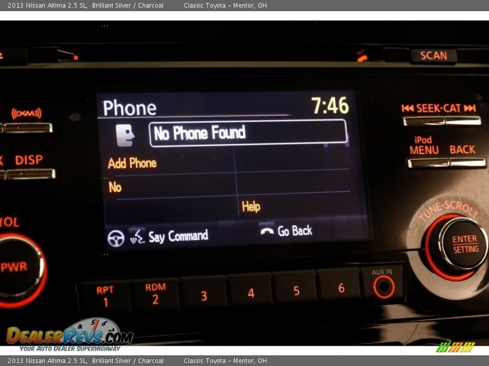 2013 Nissan Altima 2.5 SL Brilliant Silver / Charcoal Photo #10