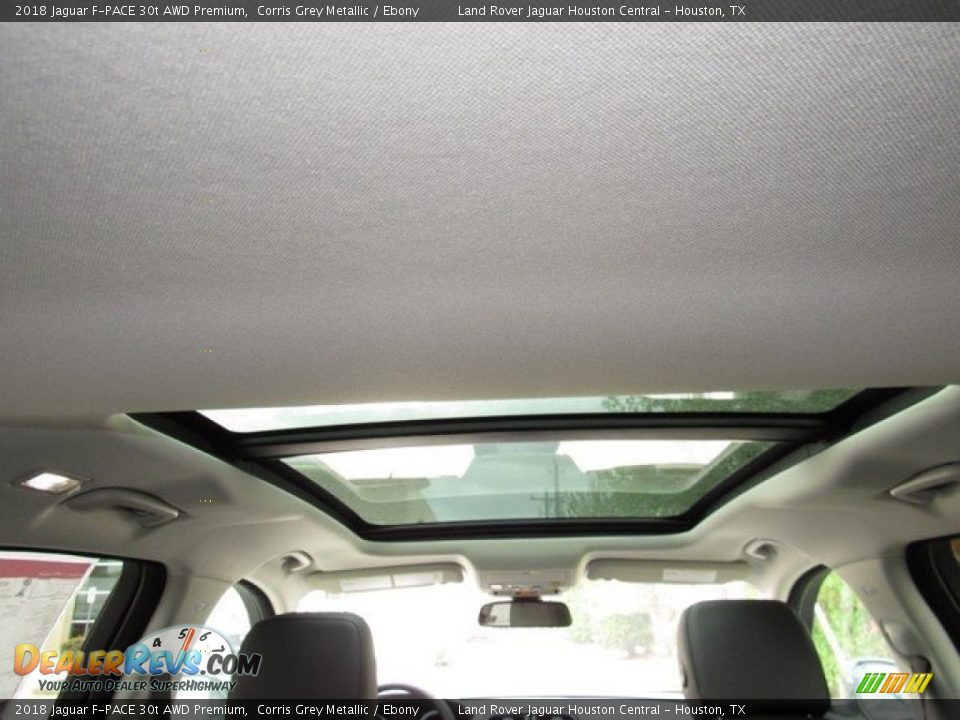 2018 Jaguar F-PACE 30t AWD Premium Corris Grey Metallic / Ebony Photo #18