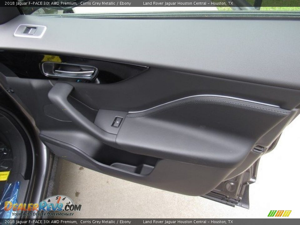 2018 Jaguar F-PACE 30t AWD Premium Corris Grey Metallic / Ebony Photo #20