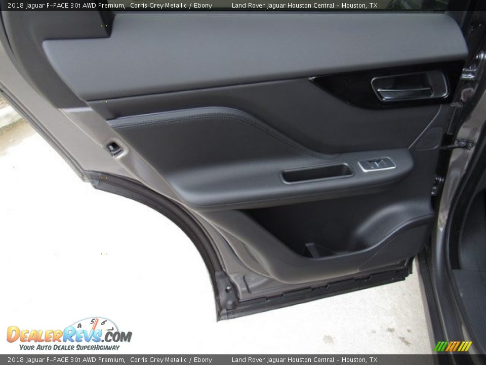 2018 Jaguar F-PACE 30t AWD Premium Corris Grey Metallic / Ebony Photo #22