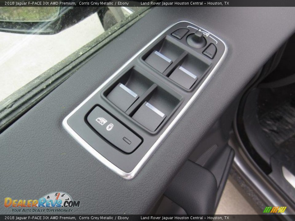 2018 Jaguar F-PACE 30t AWD Premium Corris Grey Metallic / Ebony Photo #24