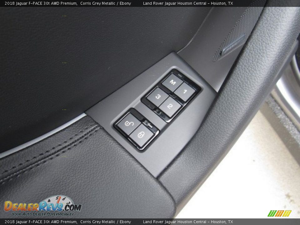 2018 Jaguar F-PACE 30t AWD Premium Corris Grey Metallic / Ebony Photo #25