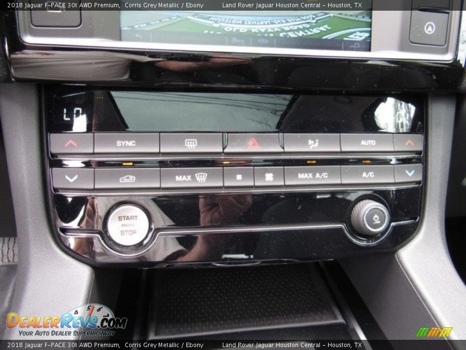 2018 Jaguar F-PACE 30t AWD Premium Corris Grey Metallic / Ebony Photo #34