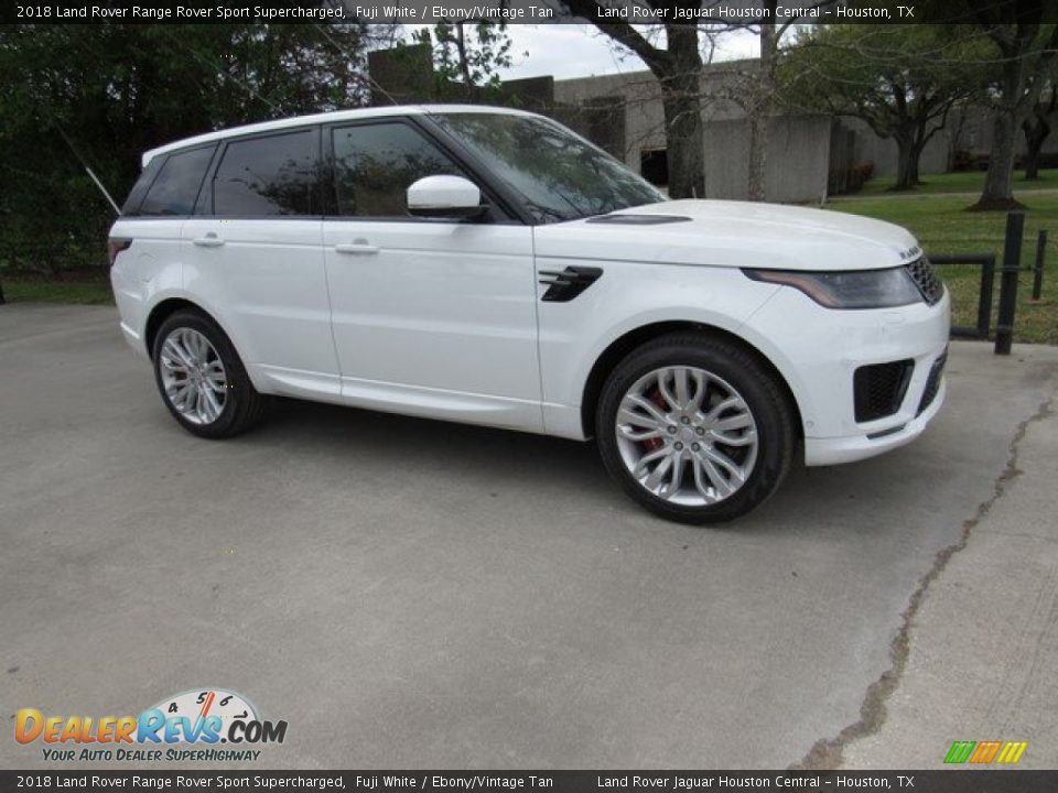 2018 Land Rover Range Rover Sport Supercharged Fuji White / Ebony/Vintage Tan Photo #1