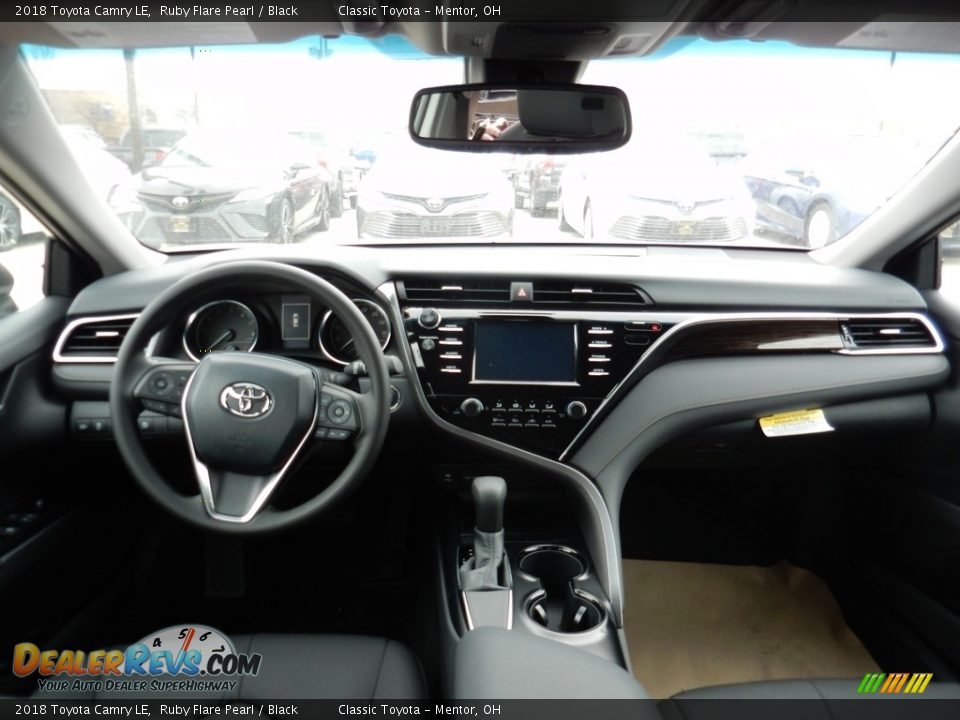 2018 Toyota Camry LE Ruby Flare Pearl / Black Photo #5