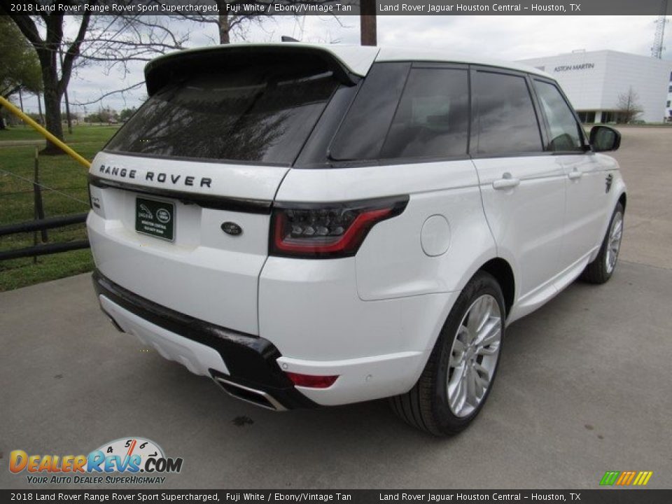 2018 Land Rover Range Rover Sport Supercharged Fuji White / Ebony/Vintage Tan Photo #7