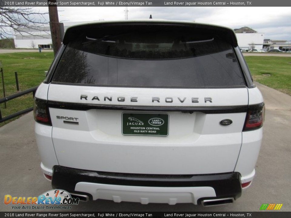 2018 Land Rover Range Rover Sport Supercharged Fuji White / Ebony/Vintage Tan Photo #8