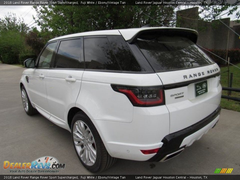 2018 Land Rover Range Rover Sport Supercharged Fuji White / Ebony/Vintage Tan Photo #12