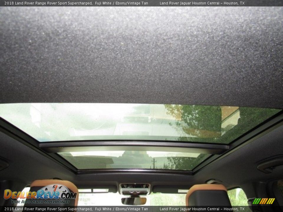 2018 Land Rover Range Rover Sport Supercharged Fuji White / Ebony/Vintage Tan Photo #18