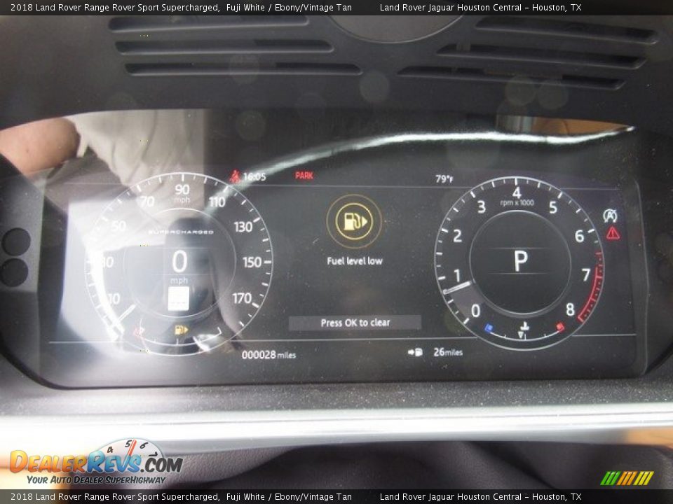 2018 Land Rover Range Rover Sport Supercharged Gauges Photo #32